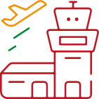 Opposite the airport Opposite the airport